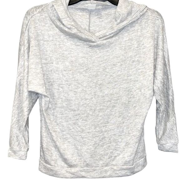 New Nordstroms B.P. Light Weight Heather Gray 3/4 Sleeve Shirt with Hood - Picture 1 of 10